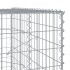 Cesta de gaviones con cubierta hierro galvanizado