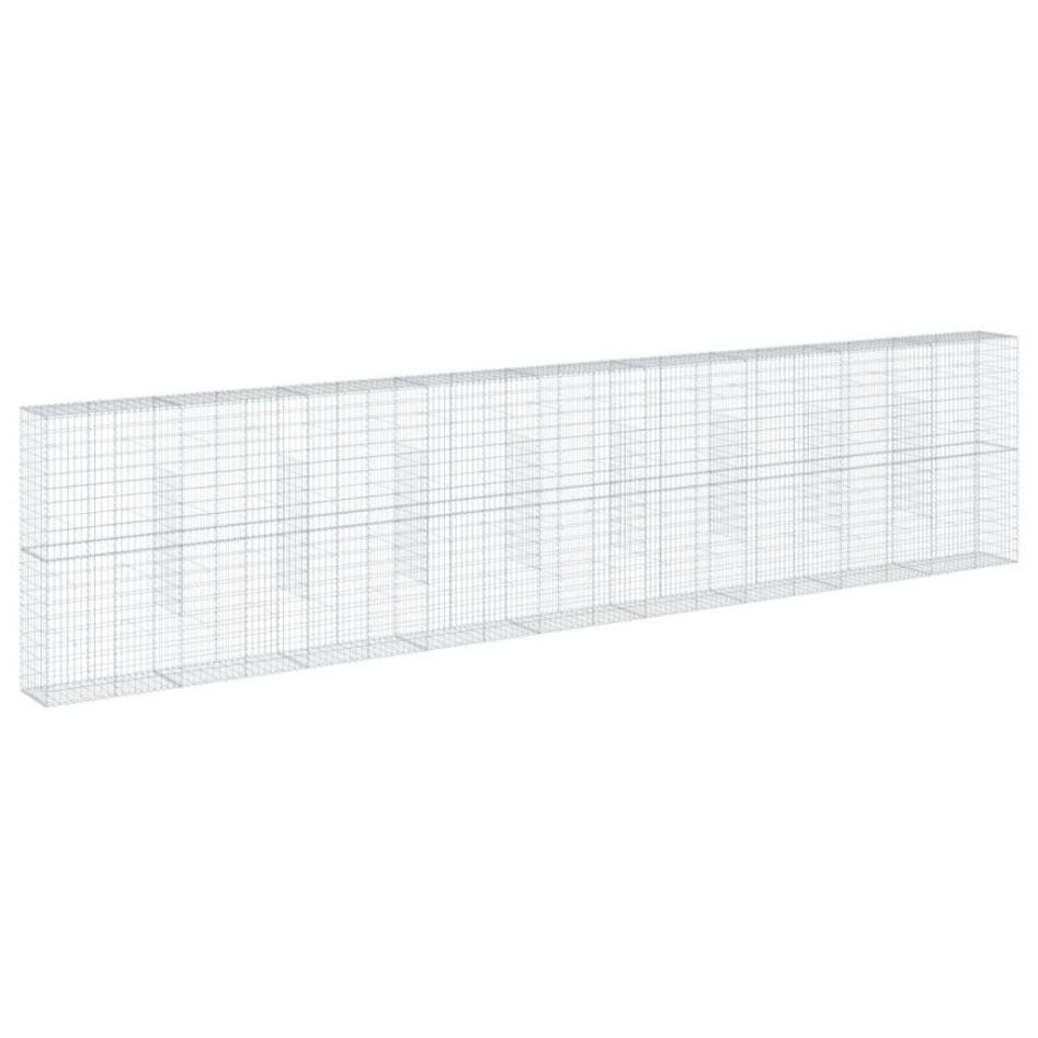 Cesta de gaviones con cubierta hierro galvanizado 900x50x200