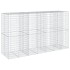Cesta de gaviones con cubierta hierro galvanizado