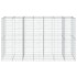 Cesta de gaviones con cubierta hierro galvanizado