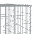 Cesta de gaviones con cubierta hierro galvanizado