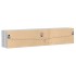 Mueble de TV de pared con LED gris Sonoma 180x31x38