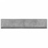 Mueble de TV de pared con LED gris hormigón 180x31x38