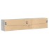 Mueble de TV de pared con LED gris hormigón 180x31x38