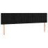 Estructura de cama sin colchón terciopelo negro 120x190