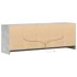 Mueble de TV LED madera ingeniería gris hormigón 139,5x34x50