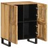 Aparador de madera maciza de mango rugosa 60x34x75