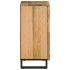 Aparador de madera maciza de mango rugosa 60x34x75