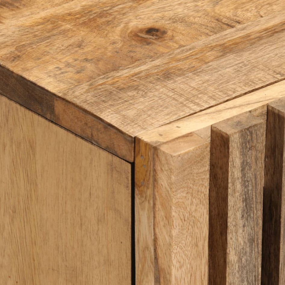 Aparador de madera maciza de mango rugosa 60x34x75