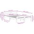 Estructura de cama sin colchón madera de pino maciza 120x200