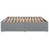 Cama sin colchón tela gris claro 180x200