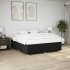 Cama sin colchón tela negro 180x200