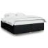 Cama sin colchón tela negro 180x200