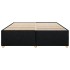 Cama sin colchón tela negro 180x200