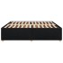 Cama sin colchón tela negro 180x200