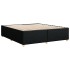 Cama sin colchón tela negro 180x200