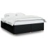 Cama sin colchón tela negro 200x200
