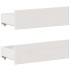 Cama con cabecero sin colchón madera maciza blanca 140x190