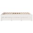 Cama con cajones sin colchón madera maciza blanca 160x200