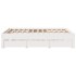 Cama con cajones sin colchón madera maciza blanca 150x200