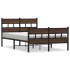 Estructura de cama con cabecero y pie sin colchón