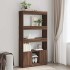 Aparador alto madera de ingeniería roble marrón 92x33x180