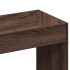 Aparador alto madera de ingeniería roble marrón 92x33x180