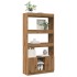 Aparador alto madera de ingeniería roble artesanal 92x33x180