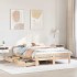 Estructura de cama sin colchón madera maciza de pino 140x190