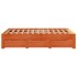 Cama sin colchón con cajones madera de pino marrón 135x190