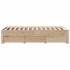 Cama sin colchón con cajones madera maciza de pino 75x190