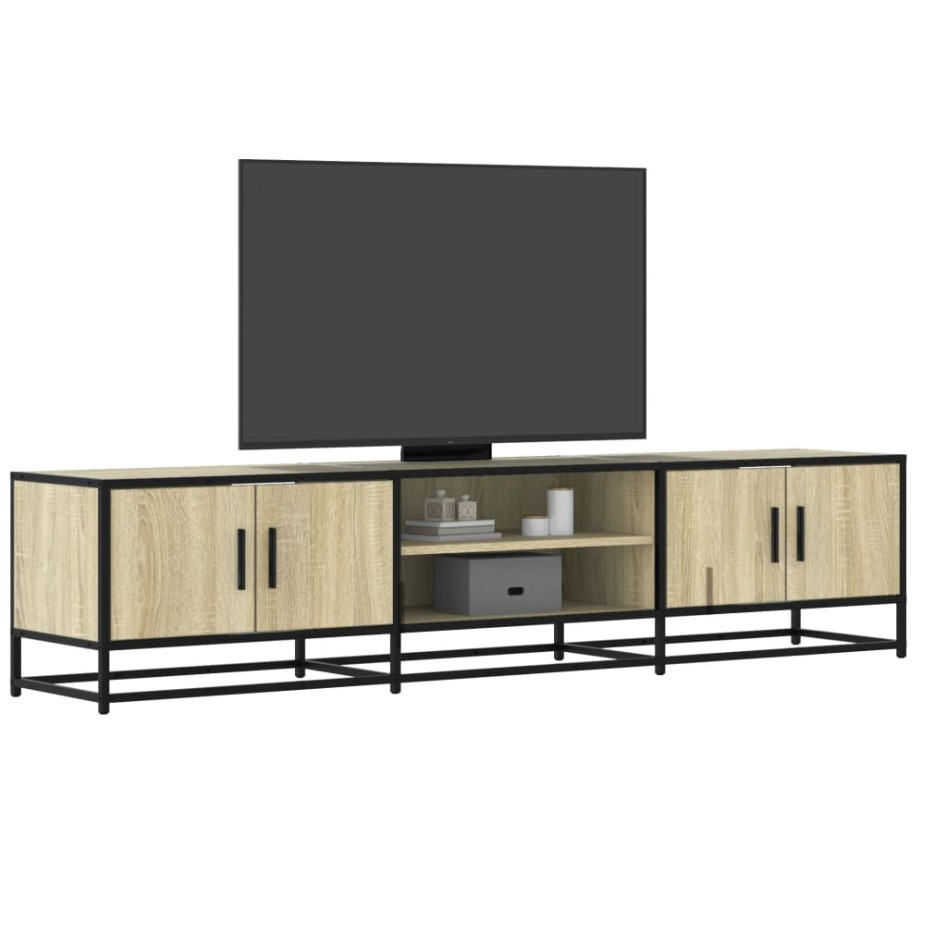 Mueble para TV madera de ingeniería roble Sonoma 180x35x41