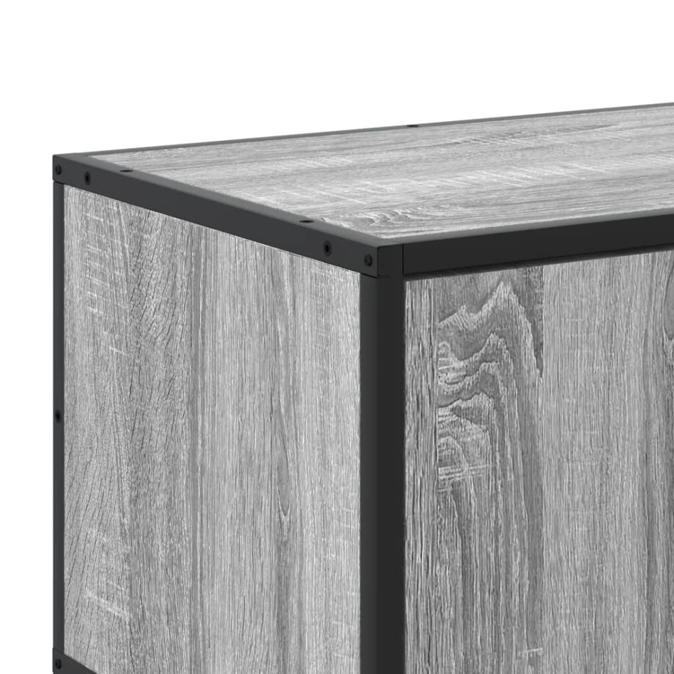 Mueble para TV madera de ingeniería gris Sonoma 180x35x41