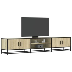 Mueble para TV madera de ingeniería roble Sonoma 210x35x41