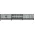 Mueble para TV madera de ingeniería gris Sonoma 210x35x41