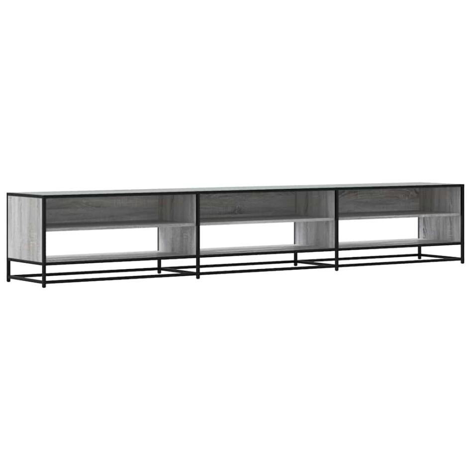 Mueble de TV madera de ingeniería gris Sonoma 270x40x46