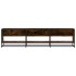 Mueble para TV madera de ingeniería roble ahumado 180x40x46