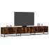 Mueble para TV madera de ingeniería roble ahumado 240x35x41