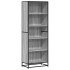 Estantería de madera de ingeniería gris Sonoma 60x35x170,5