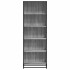 Estantería de madera de ingeniería gris Sonoma 60x35x170,5