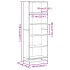 Estantería de madera de ingeniería gris Sonoma 60x35x170,5