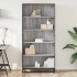 Estantería de madera de ingeniería gris Sonoma 80,5x35x170,5