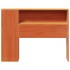 Cabecero de cama almacenaje madera maciza pino marrón 100