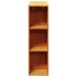 Cabecero de cama almacenaje madera maciza pino marrón 100