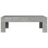 Mesa de centro con Infinity LED gris hormigón 90x50x30