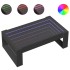 Mesa de centro con Infinity LED negro 90x53x30