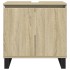 Set de muebles de baño 3 pzas madera contrachapada roble