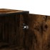 Aparador alto madera de ingeniería roble ahumado 68x35x139