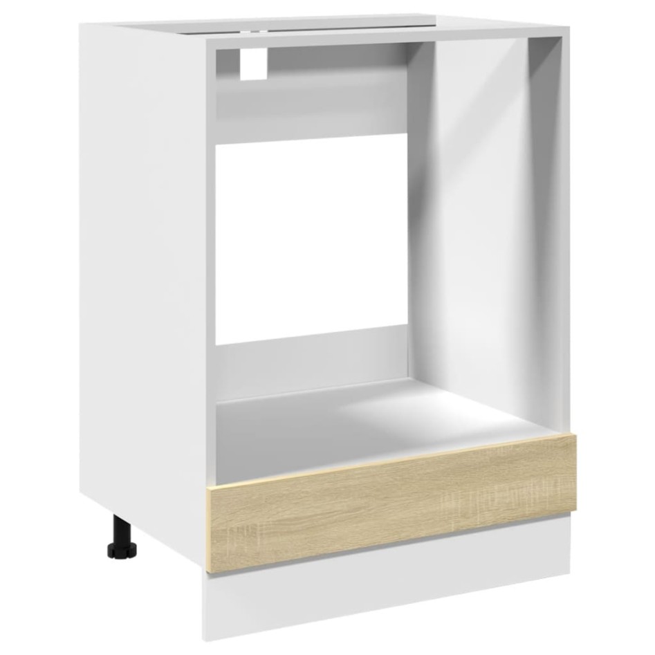 Set de muebles de cocina 7 pzas madera ingeniería roble