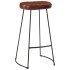 Set de mesa alta y taburetes 3 pzas madera maciza mango y